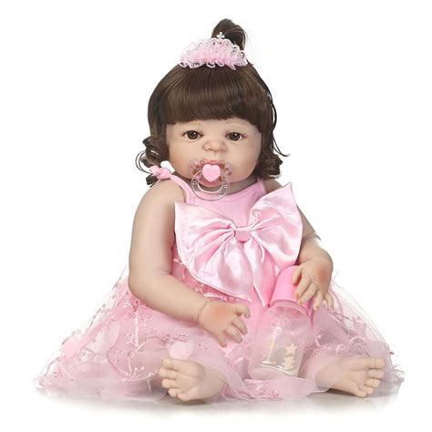 57 Cm Real Like Princess Baby Doll Reborn Girl Lifelike 23 Inch Full