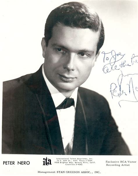 Signed Photograph Peter Nero