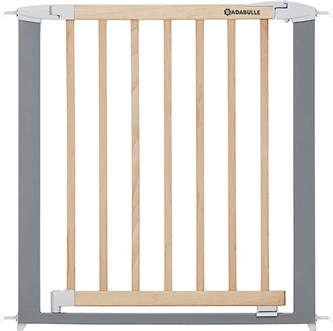 Badabulle Safe And Lock Wood Metal Baby Gate Door And Stair Gates For