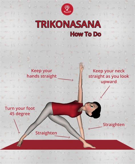 Trikonasana Triangle Pose Opens Up And Stretches The Hips Groins