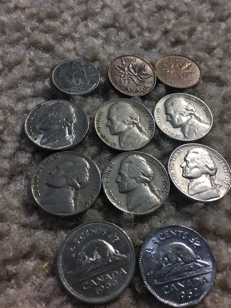 65 Hunt Old Nickels And Some Canadians Rcrh