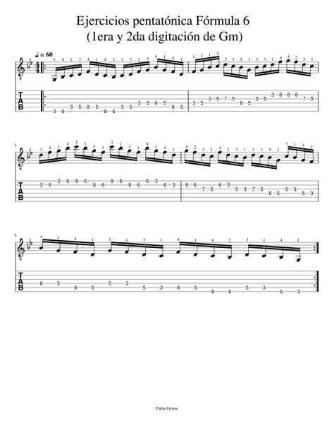 Any single section of music, consisting of phrases or other musical sections, we can call a. Pentatonic pattern 2 forms sheet music for Guitar download free in PDF or MIDI