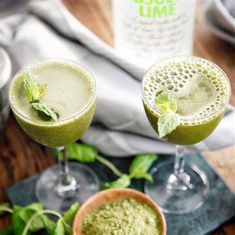 Matcha Cocktail Recipe Absolut Drinks