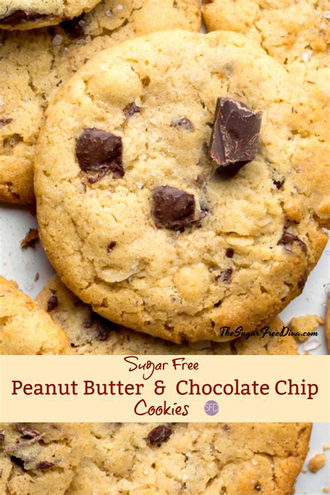 Many brands add these ingredients to peanut butter to add flavor and extend shelf life; Sugar Free Peanut Butter Chocolate Chip Cookies