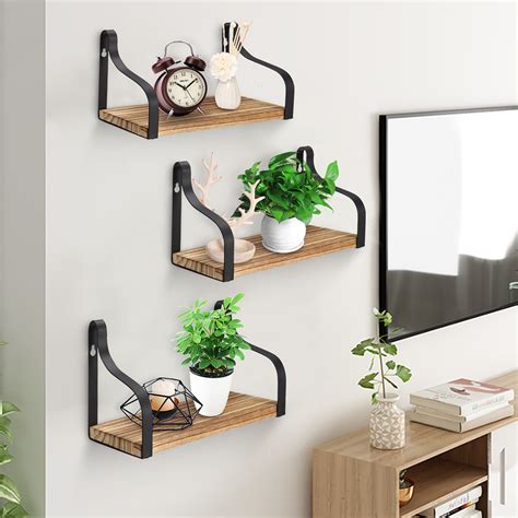 Making your life a little easier, so you can live a little better. 3Pcs Industrial Metal Floating Shelves Wooden & Iron Wall ...
