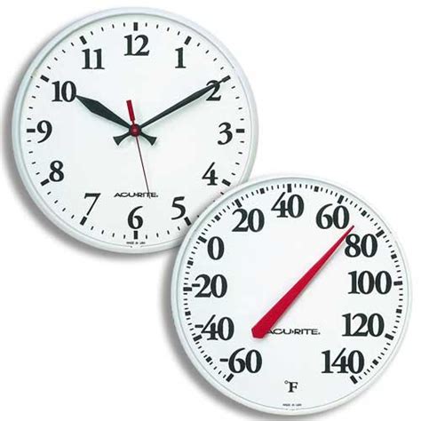 Here is a selection of extra large outdoor clocks: Pool and Patio Clocks And Thermometers