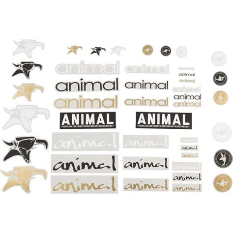 Animal Bmx Assorted Sticker Pack Set Of 44 Tree Fort Bikes