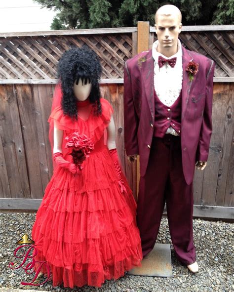 Lydia And Beetlejuice Couples Costume Adult Etsy
