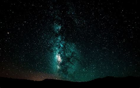 Download Wallpaper 1440x900 Starry Sky Milky Way Night Shining