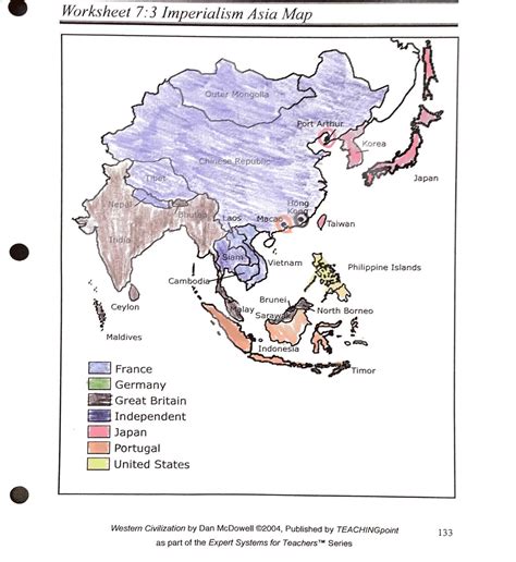 The chinese people were very unhappy with the outcome of the opium war and revolted in the taiping rebellion, a civil war against the government. 30 Imperialism Map Of Asia - Maps Online For You