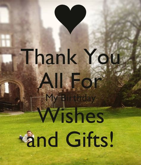 Thank You All For My Birthday Wishes And Ts Poster Firicaelena