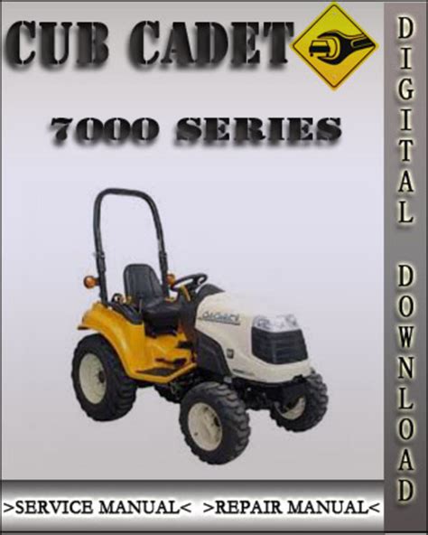 Cub Cadet 7000 Series Domestic Compact Tractor Factory Service Repair