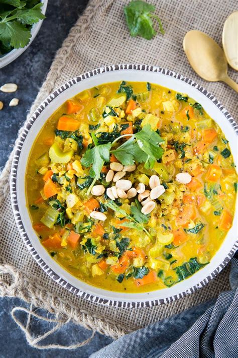 Healthy Curried Cauliflower Rice Soup Simple Healthy Kitchen