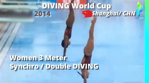 2014 Diving World Cup Women 3 Meter Double Synchro Diving Finals Youtube