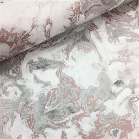 Muriva Elixir Liquid Marble Swirl Effect Metallic Wallpaper
