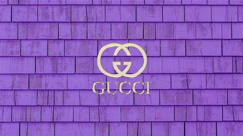 Download Purple Gucci Rectangular Wooden Texture Wallpaper