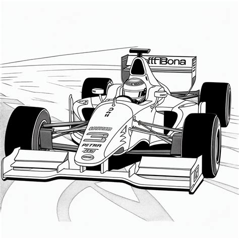 Ferrari 05 From Formula 1 Coloring Page