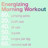 Workout Exercises In The Morning Images