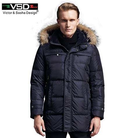 buy vsd 90 white duck down jackets quality handsome warm long fashion business