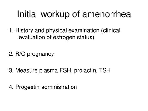 Ppt Amenorrhea Classification Powerpoint Presentation Free