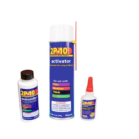 Fastcap 2p 10 Adhesive 225 Oz Thick With 12 Oz Activator With 2 Oz