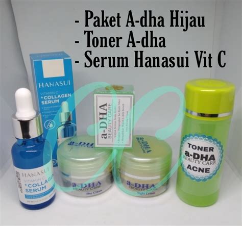 Cc Jamet Paket Adha Hijau Plus Toner Dan Serum Hanasui Kemasan Biru