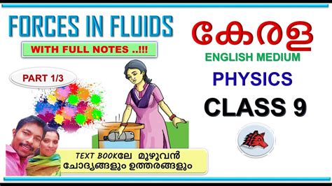 Forces In Fluids Class 9 Physics Chapter 1 Kerala Scert Syllabus Kite