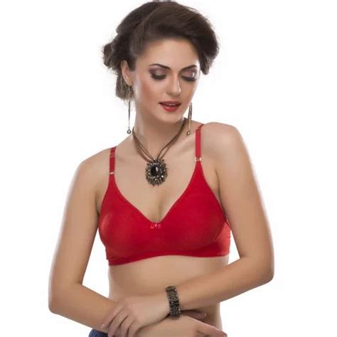 Kity Cotton Lycra Red Comfortable Bra At Rs 200piece In Ludhiana Id