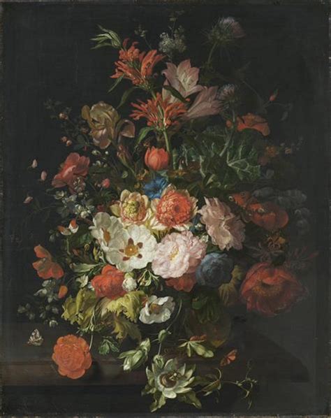 Flowers are one of the most beautiful creations of nature. Flower Still Life, 1715 - Rachel Ruysch - WikiArt.org