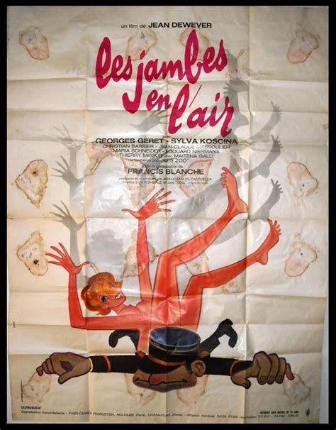 Les Jambes En Lair Georges Geret 47x63 French Movie Poster 1971