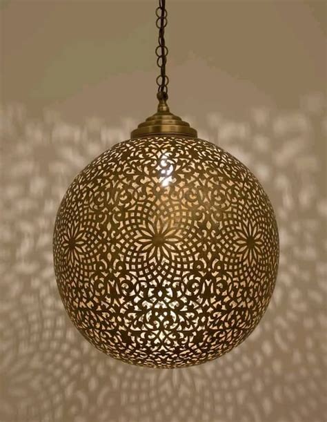 Moroccan Pendant Brass Lights Vintage Lamp Hanging Chandelier Etsy