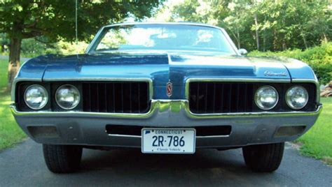1972 1971 1970 1969 1968 1967. Oldsmobile Cutlass Convertible 1969 Trophy Blue For Sale ...