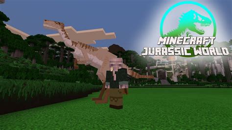 Welcome To Jurassic World Ep1 Minecraft Jurassic World Dlc Youtube
