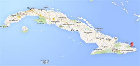 Where Is Baracoa On Map Cuba