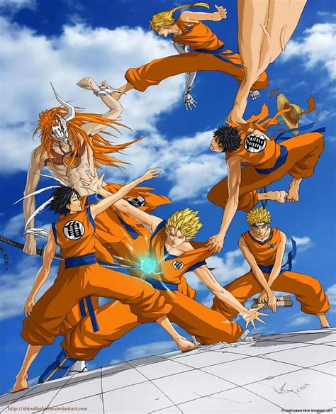 Aggregate Goku Naruto Luffy Ichigo Wallpaper In Cdgdbentre The
