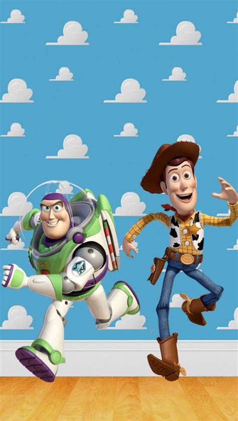 Toy Story Woody And Buzz Mobile Wallpaper In 2020 Woody Toy Story