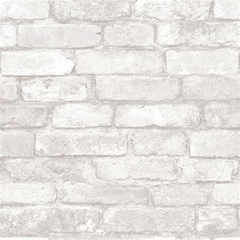サンプル はがせる 壁紙 シール Nu Wallpaper Grey And White Brick Peel And Stick