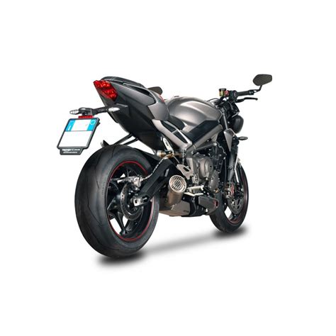 Echappements Moto Spark Grid O En Titane Pour Moto Triumph 765 Street