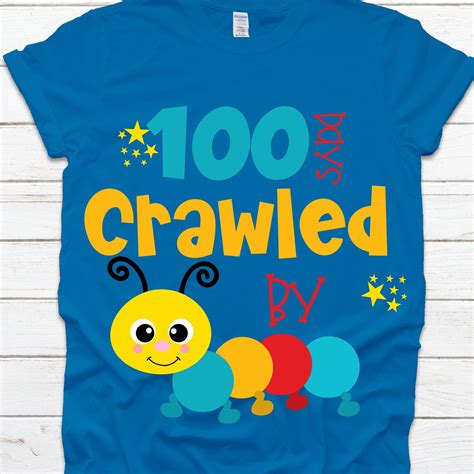 100 days crawled by 100 days svg 100th day svg 100 days of | Etsy | 100 days of school, Minnie 