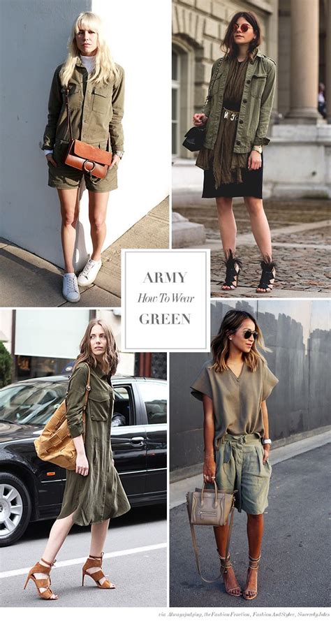 how to wear army green