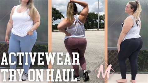 Plus Size Activewear Haul Try On Ft Lululemon Arie Old Navy