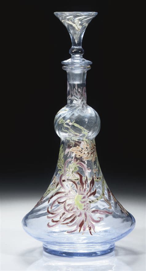 Emile GallÉ An Enamelled Glass Scent Bottle And Stopper Circa 1895 Christie S
