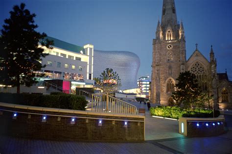 Free Stock Photo Of Central Birmingham And The Bullring At Night