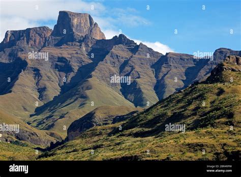 Sentinel Peak In The Amphitheater Of The Drakensberg Mountains Royal