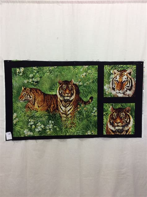 Tigers Panel N22 The Fabric Nook