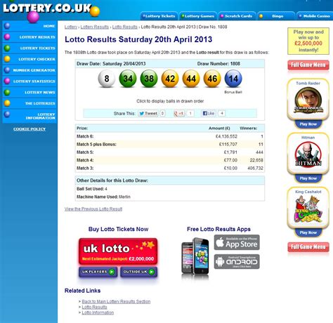 No matter where you are or what lotto game you are playing, you will find the results on lotto.net. BBC National Lottery Saturday Draws wrong ball | falsefabs