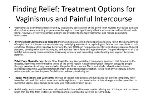 Ppt Vaginismus Painful Intercourse Treatment In Uae Powerpoint Presentation Id