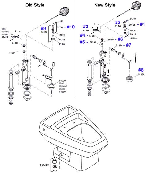 Help support house repair talk Kohler Toilet Repair Parts - The Palarre Series - Palarre ...