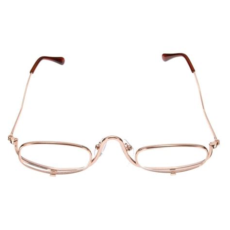 2 5 x magnifying makeup glasses eye make up spectacles flip down lens