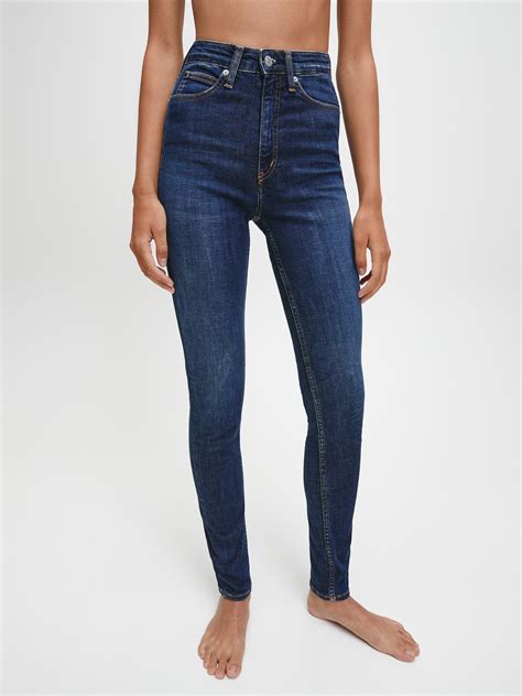 high rise skinny jeans jeans calvin klein